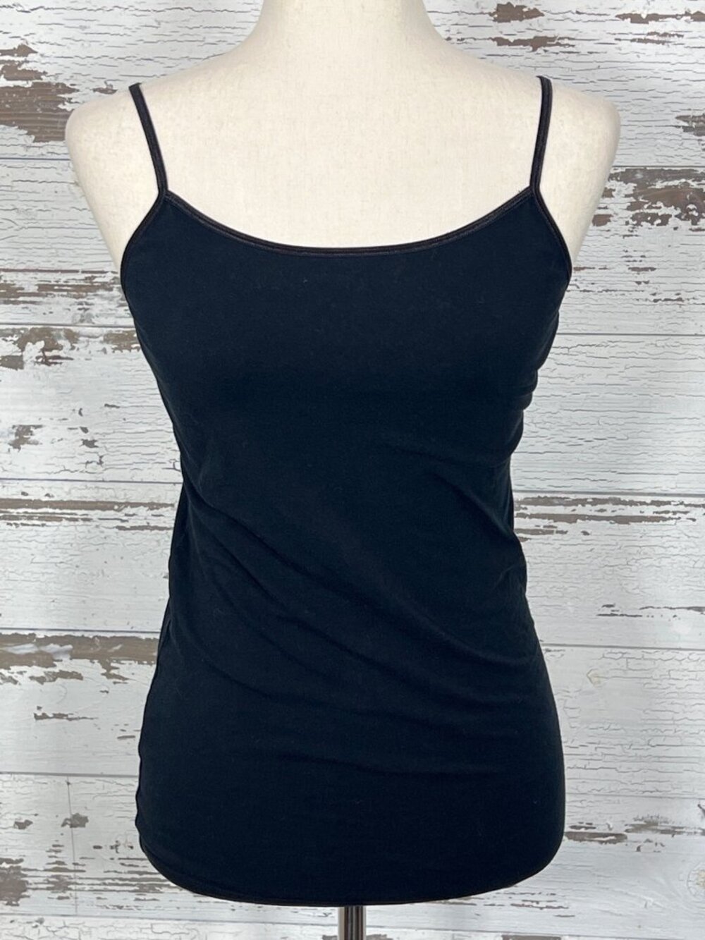 CAbi Layering Cami Top Black Sz S #3081 EUC